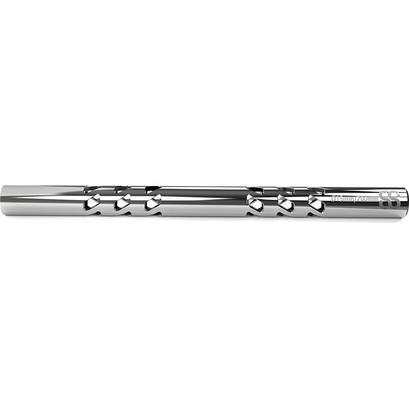 8Sinn 15mm Threaded Stainless Steel Rod with Cutouts (Single, 3.9")