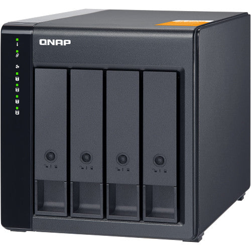 QNAP 4-Bay Desktop Sata Jbod Expansion Unit With A Qxp-400Es-A1164 Pcie Sata Host Card And Cables.