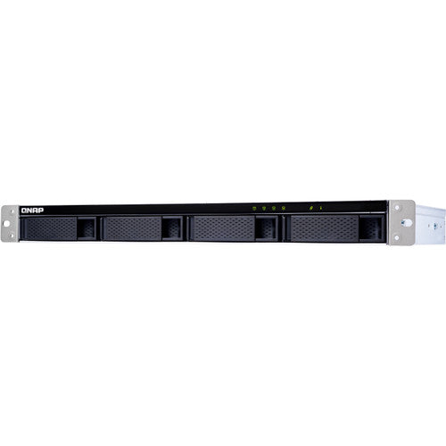 QNAP 4-Bay 1U Rackmount SATA JBOD Expansion Unit with PCIe SATA Host Card