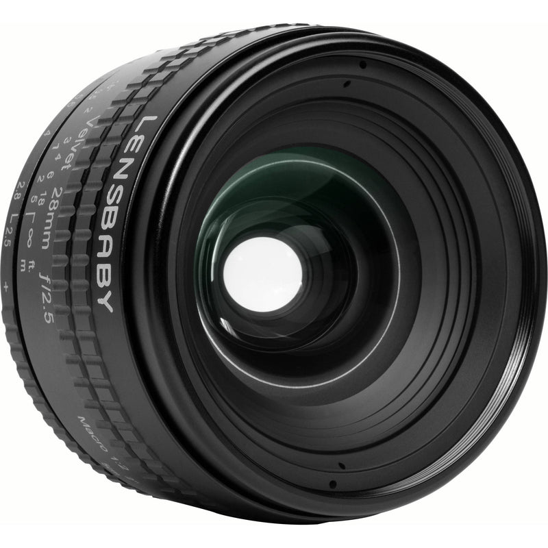 Lensbaby Velvet 28mm f/2.5 Lens for Nikon F (Black)