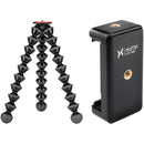 JOBY GorillaPod 500 Flexible Mini-Tripod and Xuma Smartphone Mount Kit