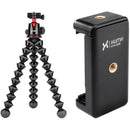 JOBY GorillaPod 500 Flexible Mini-Tripod and Xuma Smartphone Mount Kit