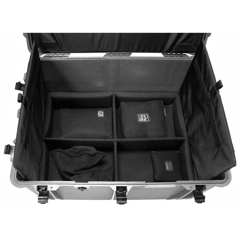 Porta Brace PB-2850TBH Trunk-Style Hard Case Mobile Workstation (Silver Platinum)