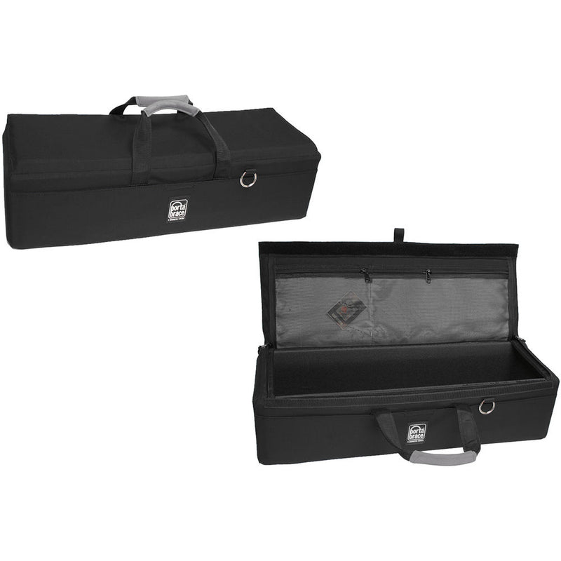 Porta Brace PB-2850TBH Trunk-Style Hard Case Mobile Workstation (Silver Platinum)