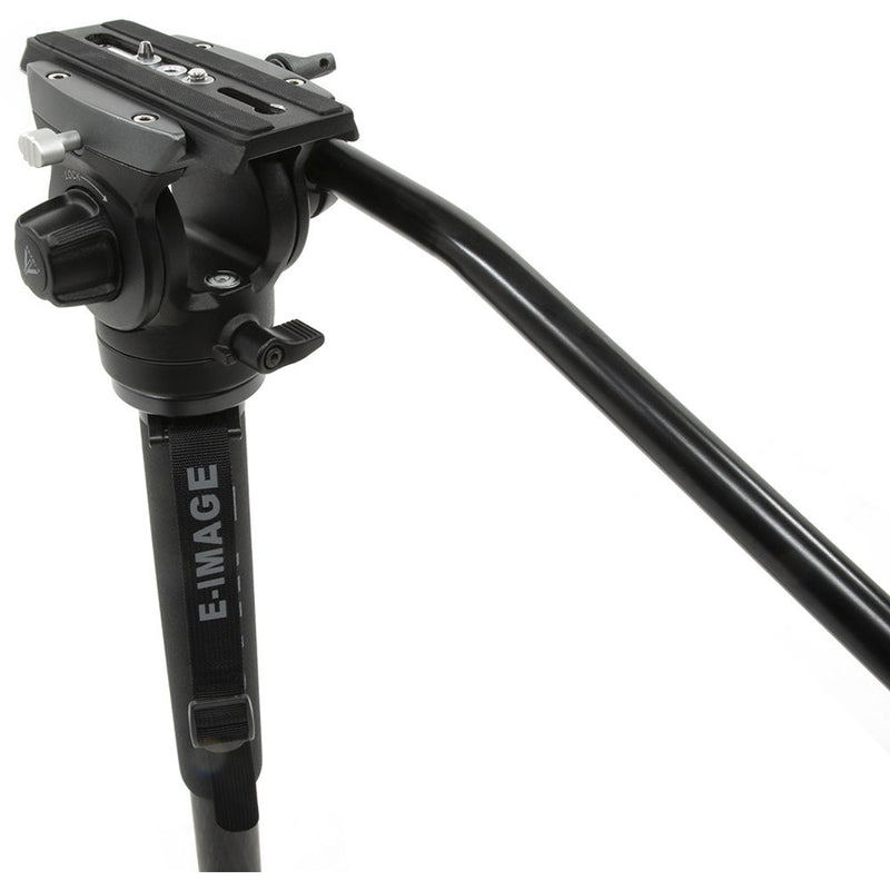 E-Image 4 Stage Hands-Free Carbon Fiber Monopod With 610 Fluid Head