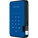 Istorage 8TB diskAshur2 USB 3.1 Encrypted Portable SSD (Ocean Blue)