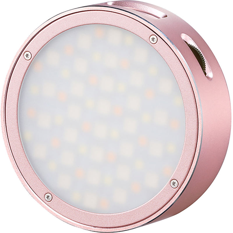 Godox Round Mini RGB LED Magnetic Light (Pink)