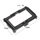 CAMVATE Monitor Cage for Feelworld F6 Plus 5.5"