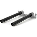 Niceyrig 15mm Black Aluminum Alloy Rod (5.9", 2-Pack)