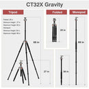 GEEKOTO CT32X Gravity 85 Carbon Fiber Tripod with Ball Head