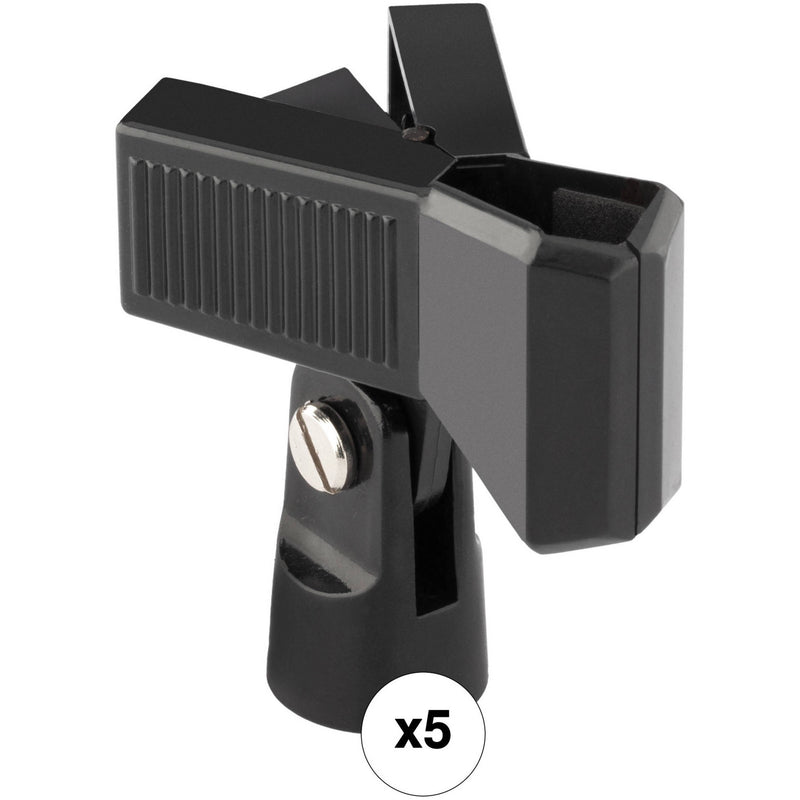 Auray MC-33CP Clothespin-Style Mic Clips Kit (Set of 5)