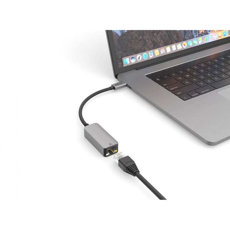 EZQuest USB Type-C to Gigabit Ethernet Adapter (8.25")