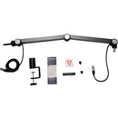 THRONMAX S2 Caster Clamp-On Boom Stand with Integrated XLR Cable