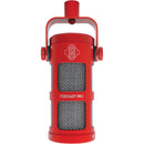 Sontronics PODCAST PRO Supercardioid Dynamic Broadcast Microphone (Red)
