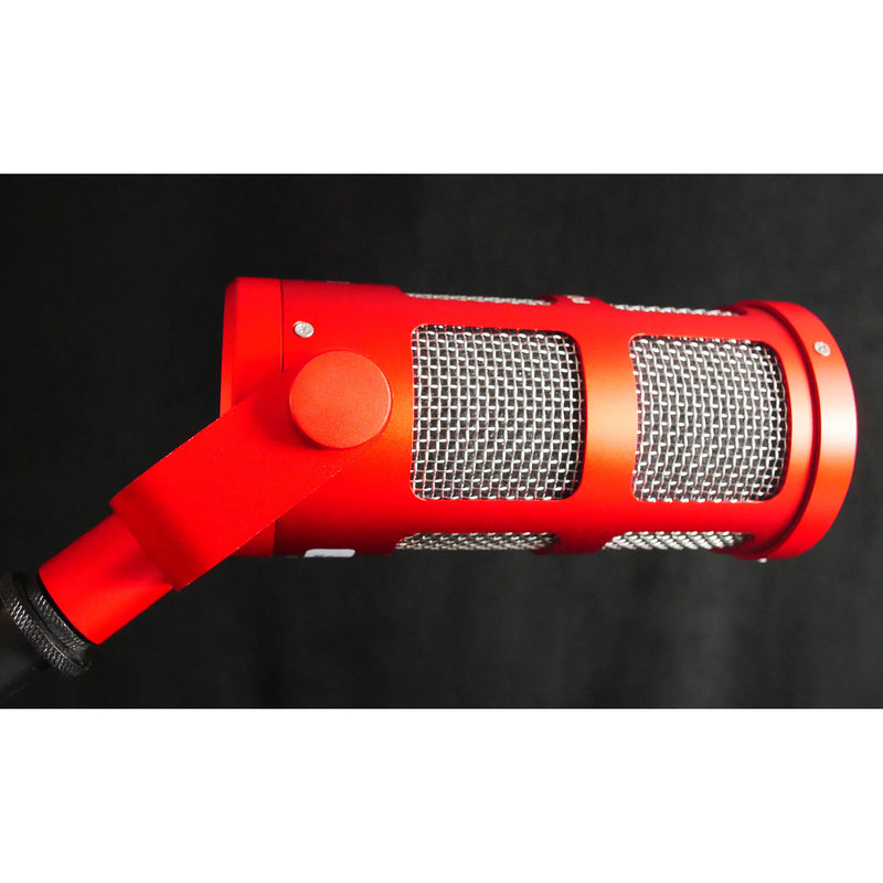 Sontronics PODCAST PRO Supercardioid Dynamic Mic Kit with Broadcast Arm and Cable (Red)