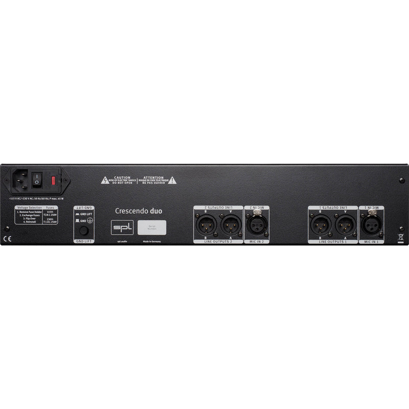 SPL Crescendo Duo 2-Channel Microphone Preamplifier