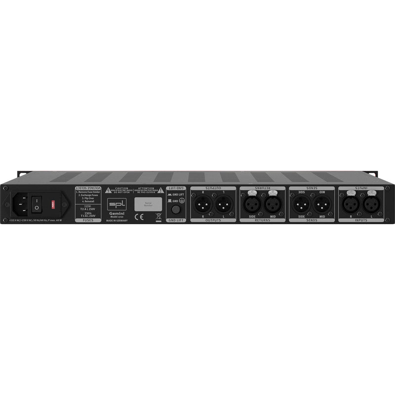 SPL Gemini M/S Processor for Mastering Applications (All Black)