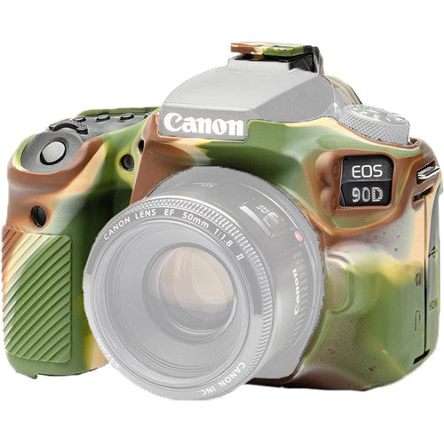 easyCover Silicone Protection Cover for Canon 90D (Black)