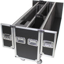 ProX XS-LCD5570WX2 Flight Case with Casters for Two 55 to 70" Flat-Screen TVs (Black/Silver)