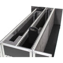 ProX XS-LCD5570WX2 Flight Case with Casters for Two 55 to 70" Flat-Screen TVs (Black/Silver)
