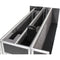 ProX XS-LCD5570WX2 Flight Case with Casters for Two 55 to 70" Flat-Screen TVs (Black/Silver)