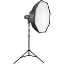 Westcott 2-Light Location Kit with FJ-X2m Wireless Trigger, Rapid Box Switch Octa-M, and 1x3 Strip Bank (UK Plug)