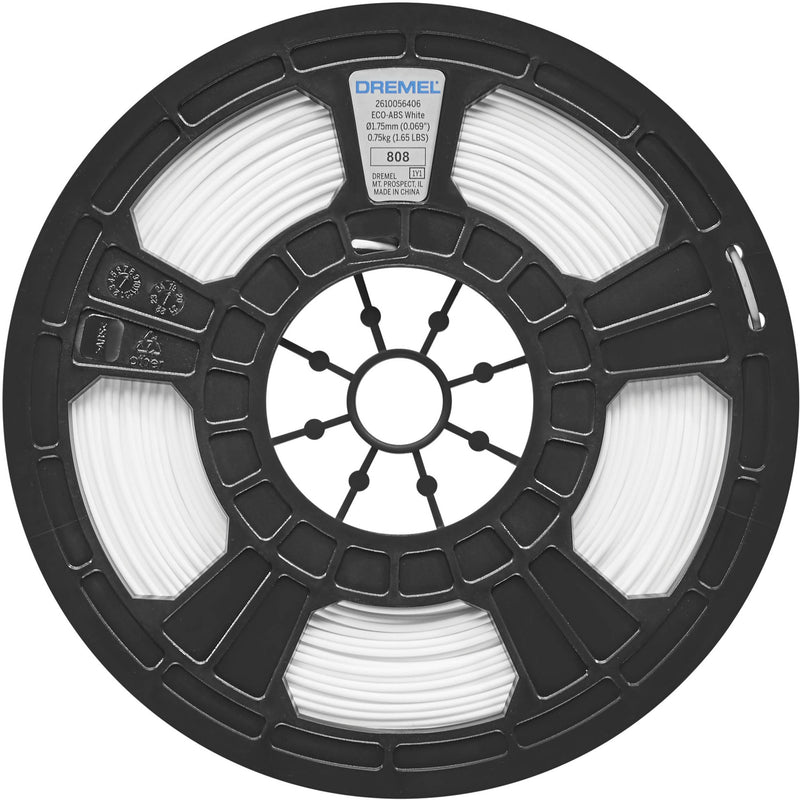 Dremel 3D 1.75mm Eco-ABS Filament (0.75 kg, White)