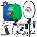 Smith-Victor Basic Smartphone / Ring Light Desktop Work-From-Home AV Kit