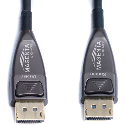 Magenta Active Optical DisplayPort 1.4 Cable (196')