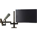 O.C. White ProBoom Ultima Gen2 Dual-Monitor Mount and Low-Profile Mic Boom Package