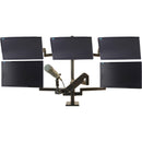 O.C. White ProBoom Ultima Gen2 Dual-Monitor Mount and Low-Profile Mic Boom Package