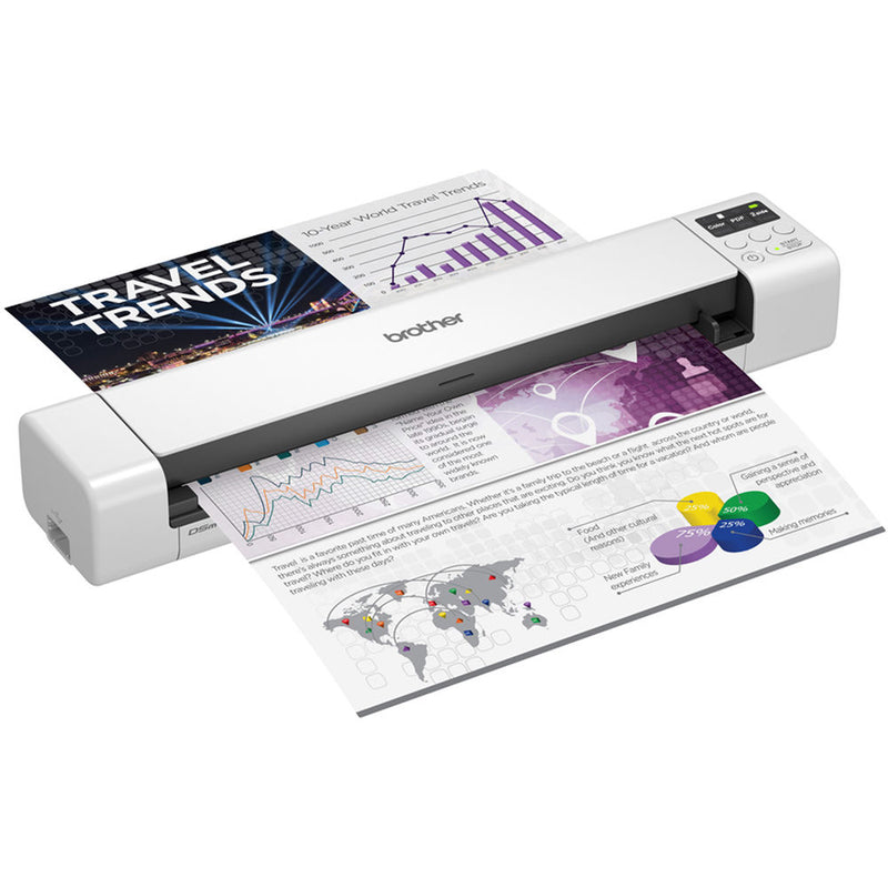 Buy India Brother DS940DW Duplex and Wireless Compact Mobile Document  Scanner India – Tanotis