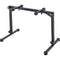 K&M 18820 Omega Pro Table-Style Keyboard Stand with Foldable Legs (Black)