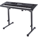 K&M 18820 Omega Pro Table-Style Keyboard Stand with Foldable Legs (Black)