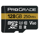 ProGrade Digital 256GB UHS-II microSDXC Memory Card with SD Adapter