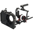 CAME-TV BMPCC Plus Camera Cage Rig with Matte Box and Follow Focus for BMPCC 6K/4K