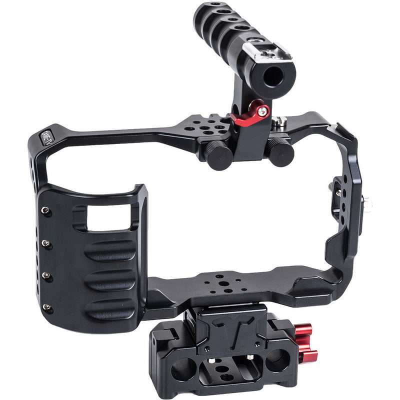 CAME-TV BMPCC Plus Camera Cage Rig with Matte Box and Follow Focus for BMPCC 6K/4K