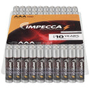 Impecca Alkaline AAA Batteries (100-Pack)