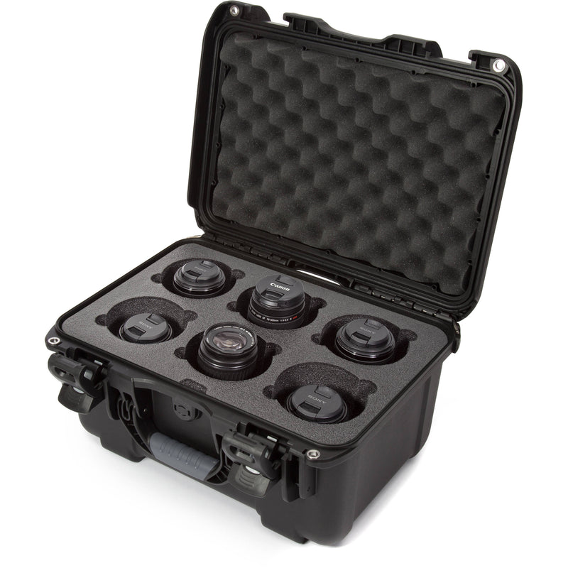 Nanuk 918 6-Lens Case with Foam Insert (Black)