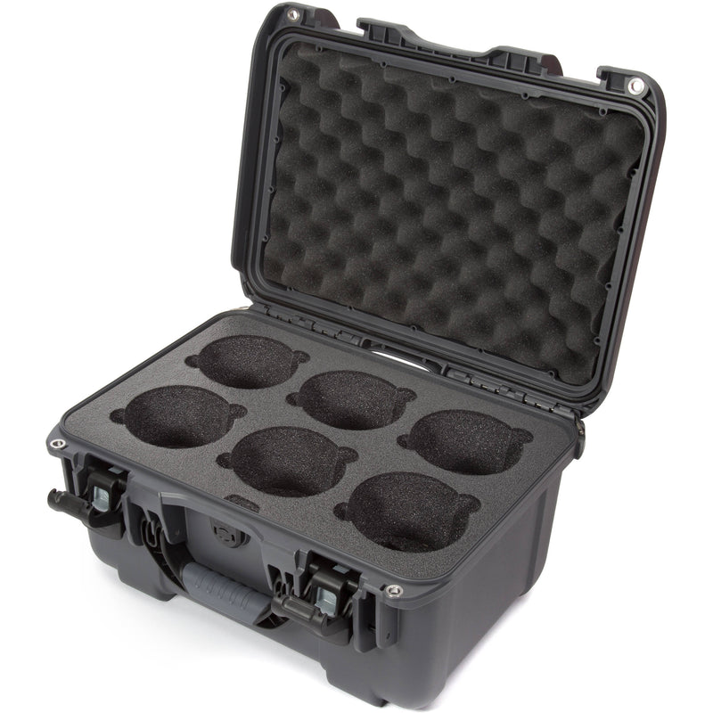Nanuk 918 6-Lens Case with Foam Insert (Graphite)