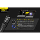 Nitecore MH12 V2 Rechargeable LED Flashlight