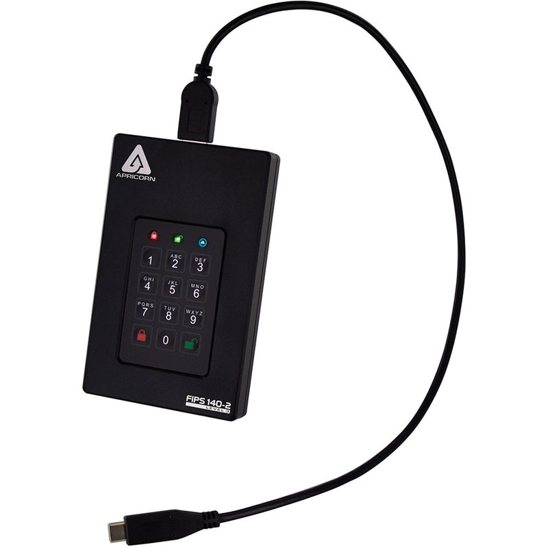 Apricorn 500GB Aegis Fortress L3 Encrypted Portable SSD