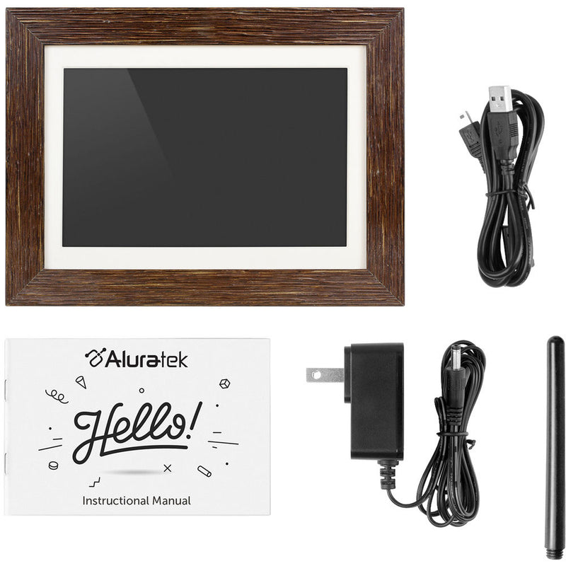 Aluratek 8" eco4life Wi-Fi Digital Photo Frame with Touchscreen & 16GB Memory