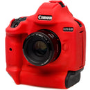 easyCover Silicone Protection Cover for Canon EOS 1Dx, 1Dx Mark II, Mark III (Red)