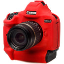 easyCover Silicone Protection Cover for Canon EOS 1Dx, 1Dx Mark II, Mark III (Red)