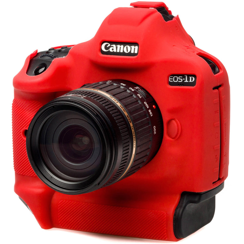 easyCover Silicone Protection Cover for Canon EOS 1Dx, 1Dx Mark II, Mark III (Red)