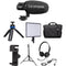 Saramonic Home Base Professional Plus Portable Video Conferencing Kit with LED Light and Backdrop