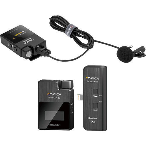 Comica Audio BoomX-D MI2 Ultracompact 2-Person Digital Wireless Microphone System for iOS Smartphones (2.4 GHz)