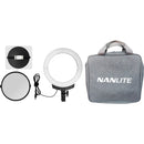 Nanlite Halo 10B Bi-Color USB LED Ring Light (10")