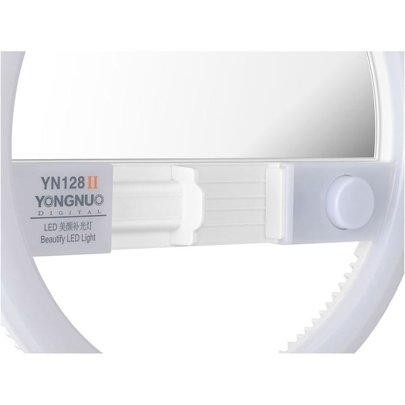 Yongnuo App-Controllable Portable LED Ring/Beauty Light with Integrated Mirror (White)